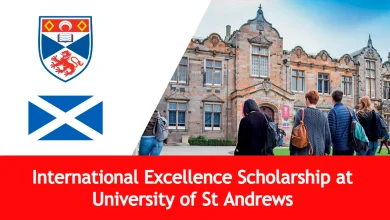 The University Of St. Andrews International Excellence Scholarship, 2025