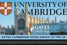 University of Cambridge Gates Scholarship in 2025