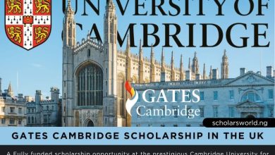 University of Cambridge Gates Scholarship in 2025